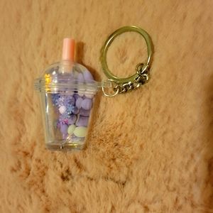 Motion liquid  keychain